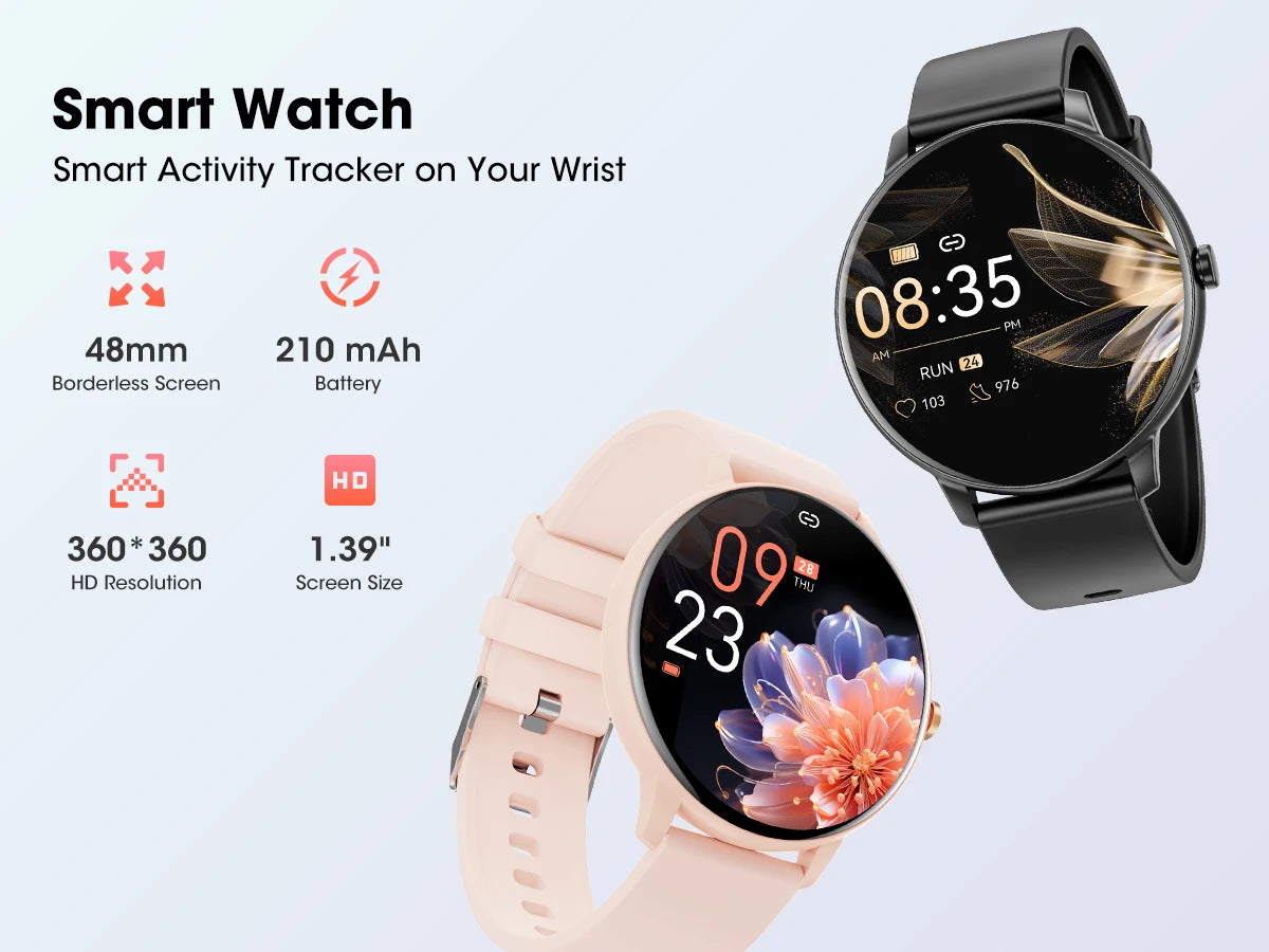 Smart watch with touch screen