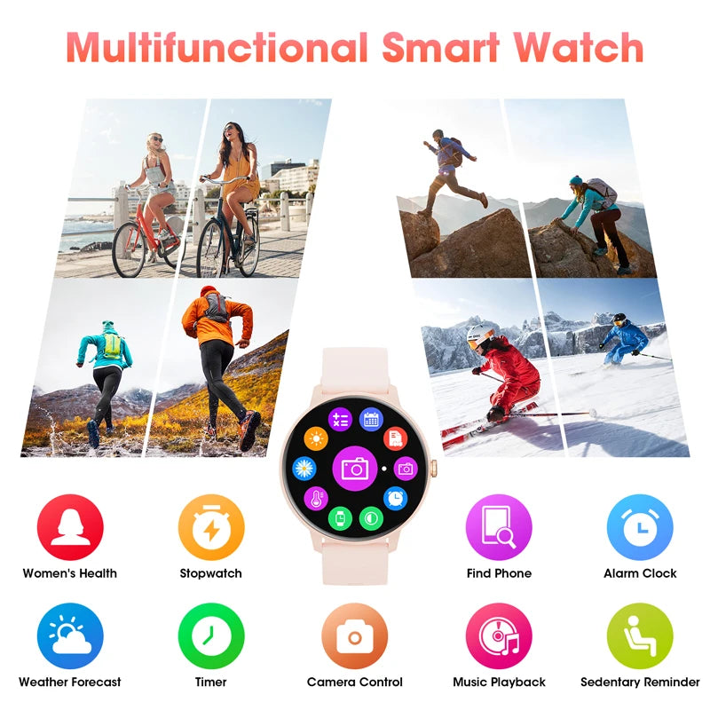 Smart watch with touch screen